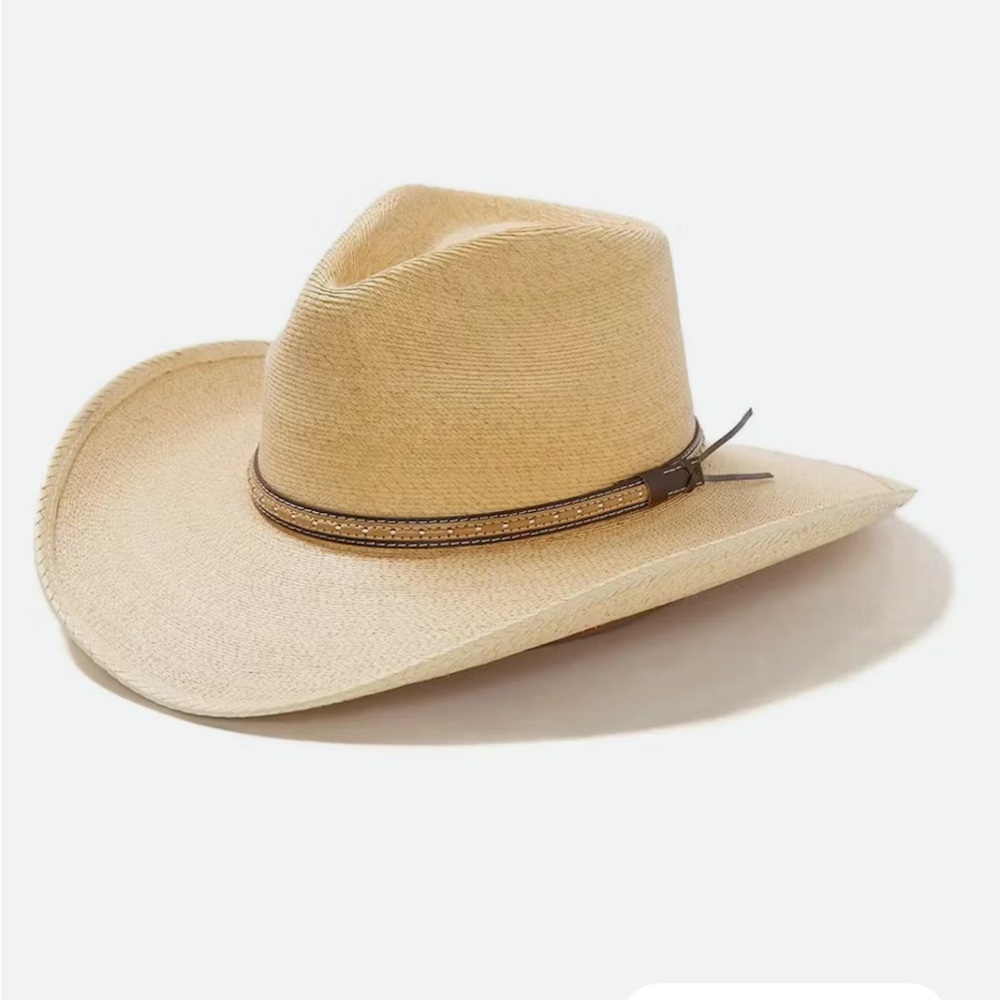 Stetson Sawmill Palm Leaf Western Cowboy Hat – Size Large